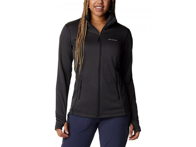 Columbia W Park View Grid Fleece - fekete