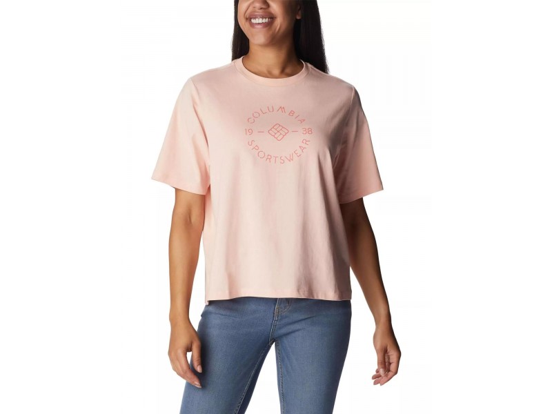 Columbia North Cascades Relaxed Tee D női - peach blossom