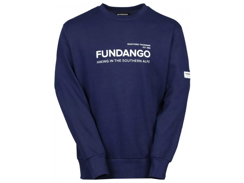 Fundango Warren férfi pulóver - Insignia Blue