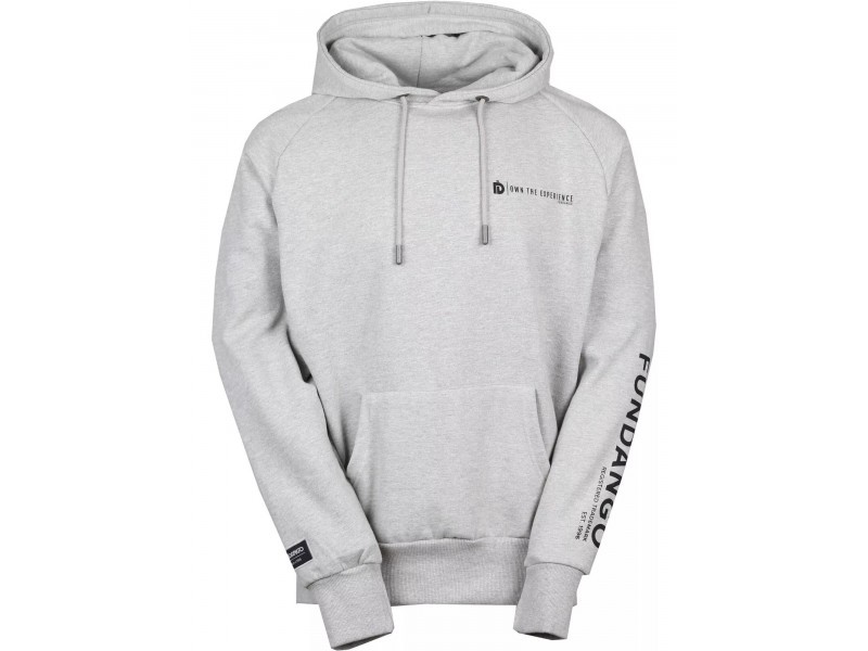 Fundango Dixon férfi kapucnis pulóver - stone heather