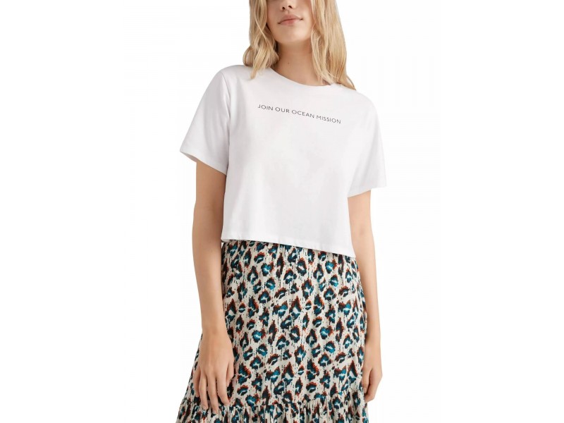 O'Neill Join Our Mission női póló — fehér