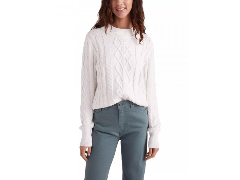 O'Neill Cable Knit Pullover D – hófehér női pulóver
