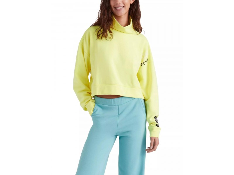 O'Neill Progressive Mock Neck Sweat - női, pyranine yellow