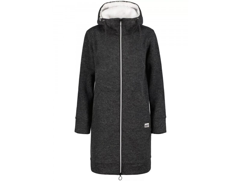 Torstai Verona D női ruha – fekete, kapucnis