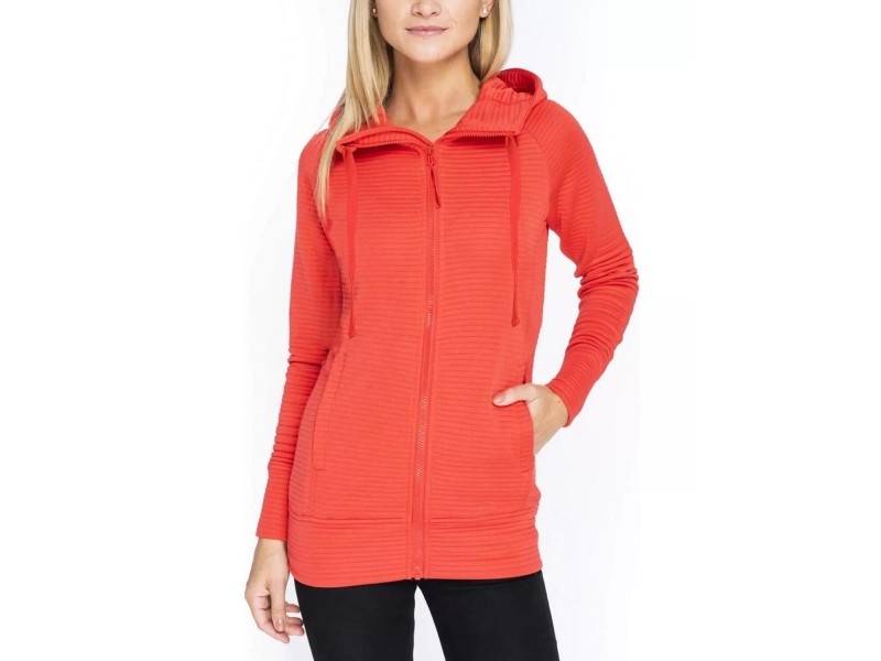 Fundango Share D női pulóver - kapucnis, cipzáras zsebek