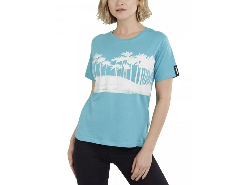 Fundango Bolton női póló - 459 Lagoon