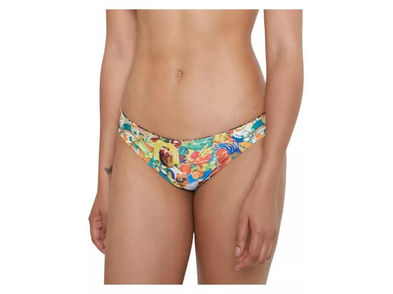 Desigual Biki Florida B D — lime green női bikini