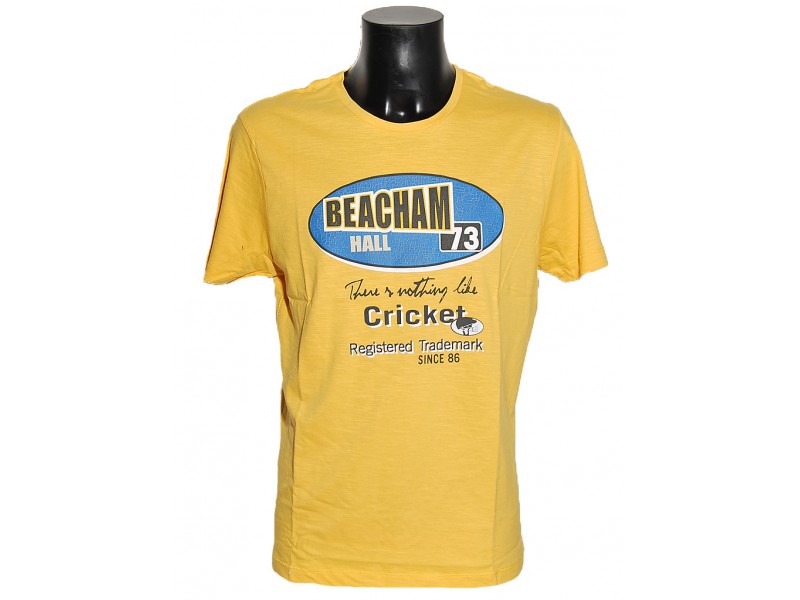 Mission All American férfi póló - sárga, pamut