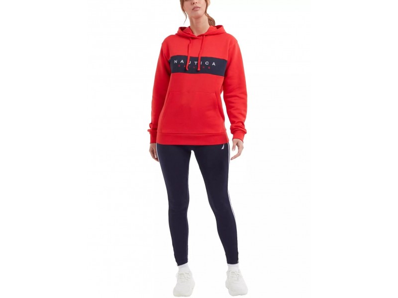Nautica Lora női kapucnis pulóver - True Red