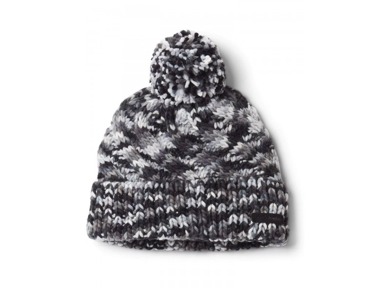 Columbia Bundle Up Beanie D - női fekete pomponos sapka