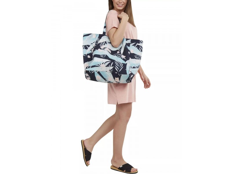 Fundango Almaraz Beach Bag D, angel blue, pamut