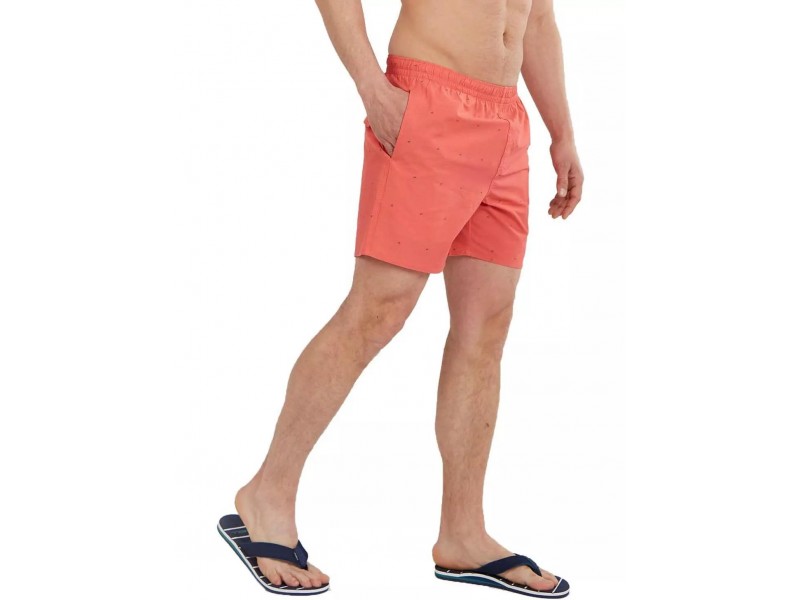 Fundango Bono Print boardshort – korall