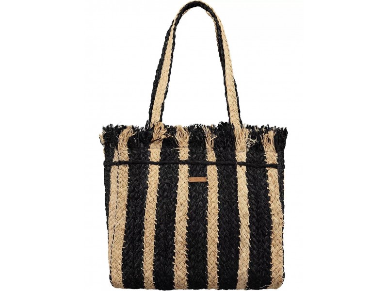 Barts Bondy Shopper női fekete csíkos táska