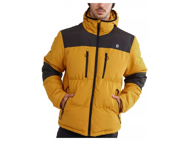 Fundango Navarro steppelt kabát - mustár