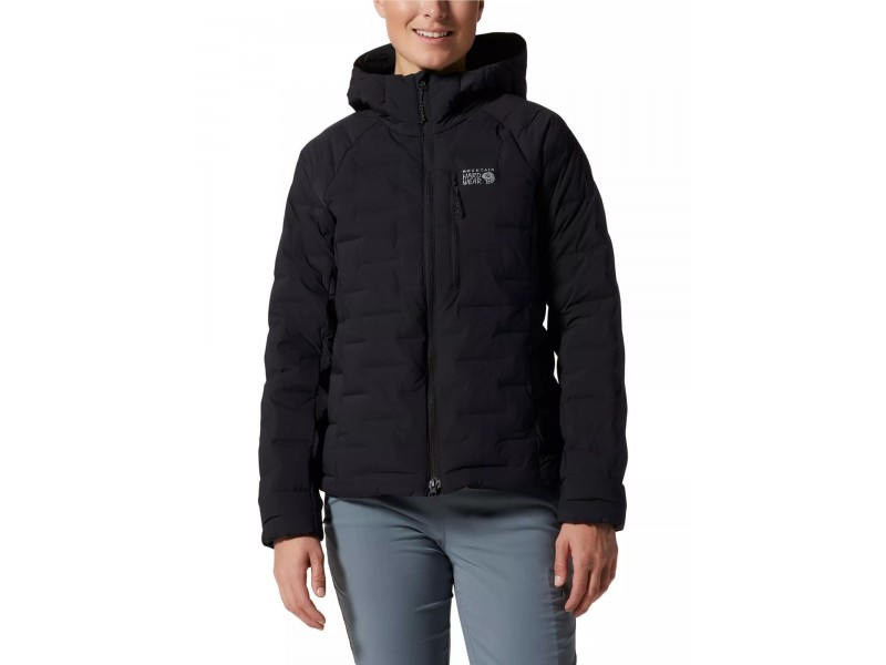 Mountain Hardwear Stretchdown Hoody D — női fekete pehelykabát