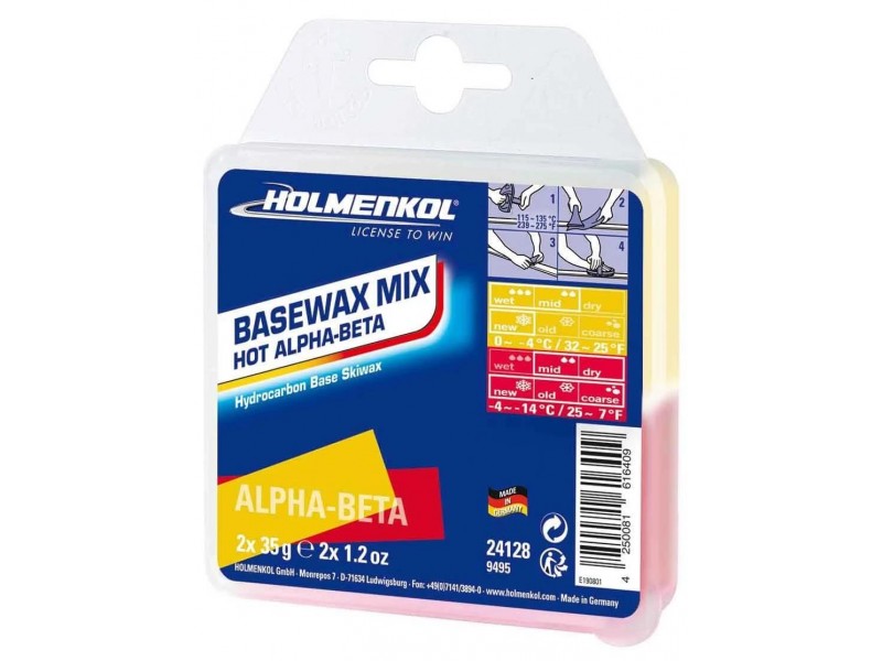 Holmenkol Basewax Mix HOT Alpha-Beta D síwax