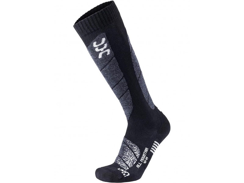 UYN D férfi Preshock sízokni – fekete/fehér