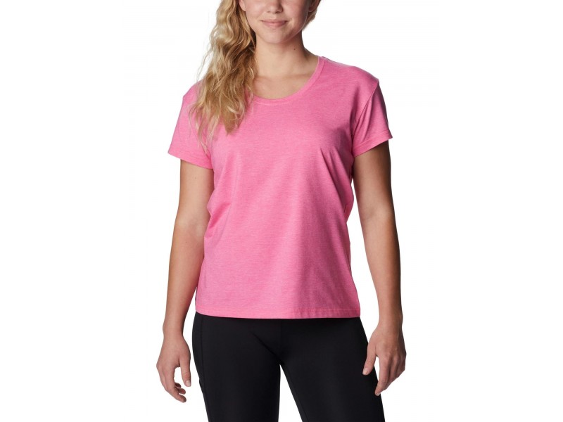 Columbia Sun Trek SS női póló - Wild Geranium
