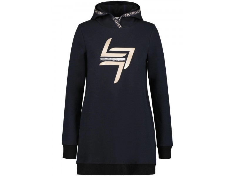 Luhta Iiranta női kapucnis pulóver, sötétkék