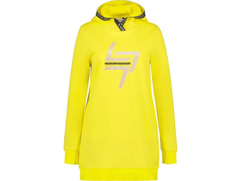 Luhta Iiranta női kapucnis pulóver, sárga (430-yellow)