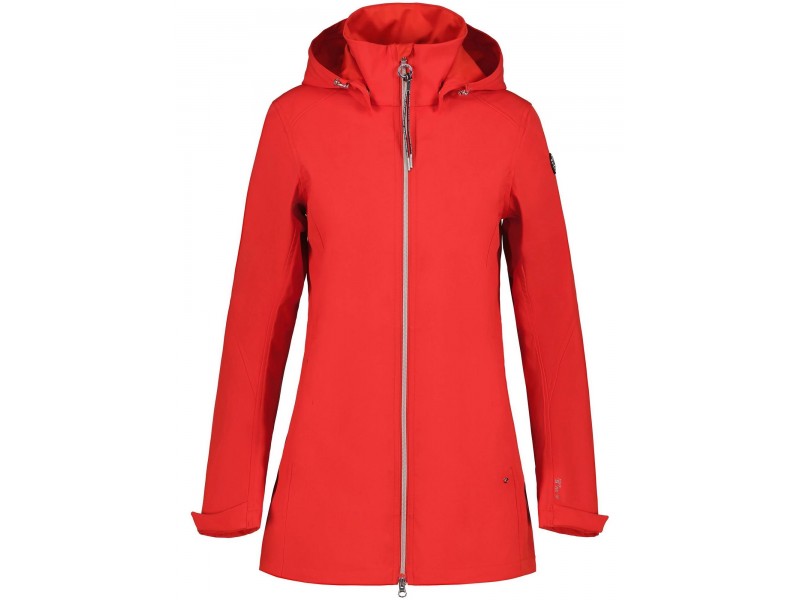 Luhta Erkkola női esőkabát – 645 Coral Red