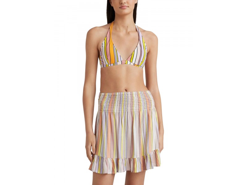 O'Neill Lilia Smocked Skirt D - női csíkos szoknya