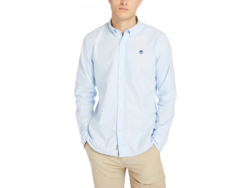Timberland LS Elvatd Oxford Slim férfi ing - világoskék