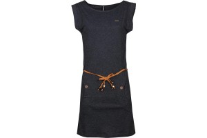 Fundango Sagitta Dress D - női fekete ruha