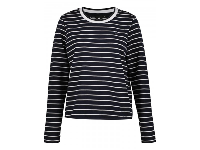 Luhta D női csíkos pulóver - sötétkék