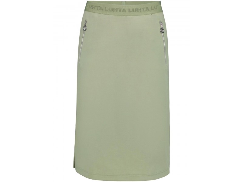 Luhta D női A-vonalú szoknya - antique green