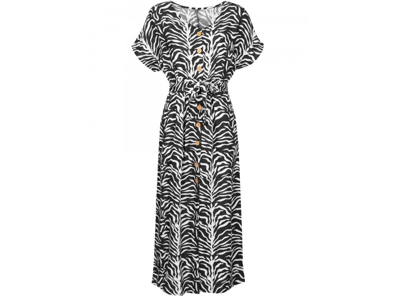 Fundango Tathar Dress női maxiruha - fekete