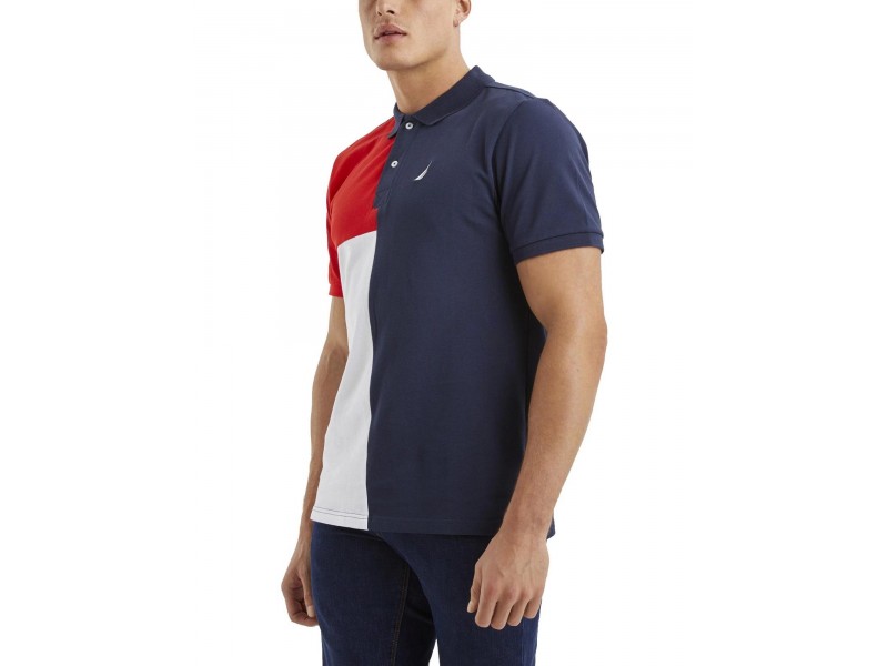 Nautica Jaxson férfi polo - Dark Navy, 100% pamut