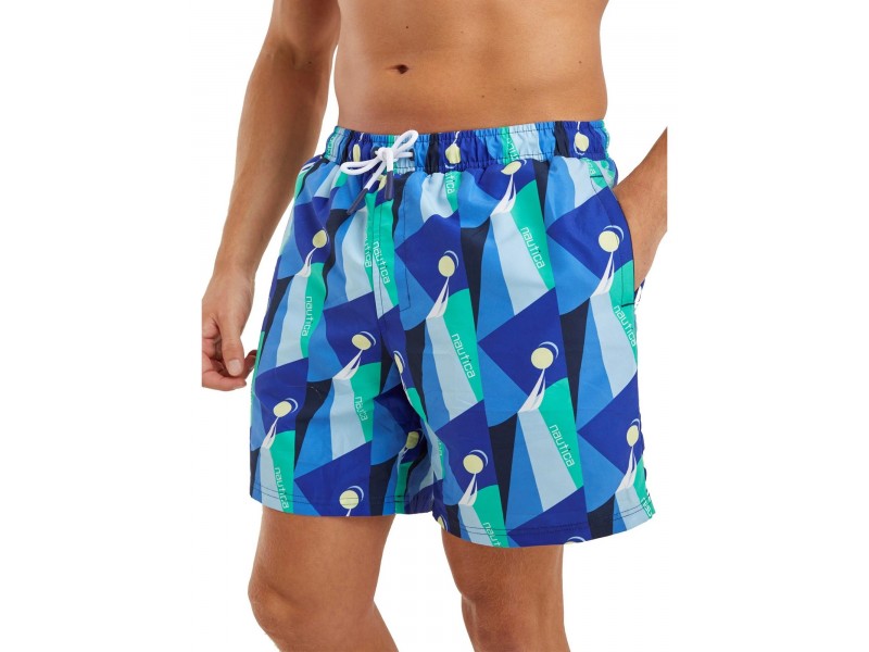 Nautica Nixon 6 Swim Short D - kék (402)