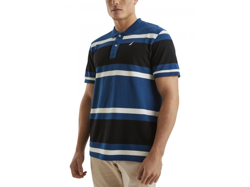 Nautica Dai férfi póló - dark blue (420)