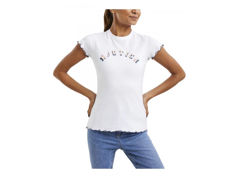 Nautica Harper női fehér Slim Fit póló