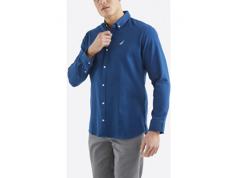 Nautica Tidwell LS férfi ing - sötétkék, 100% pamut