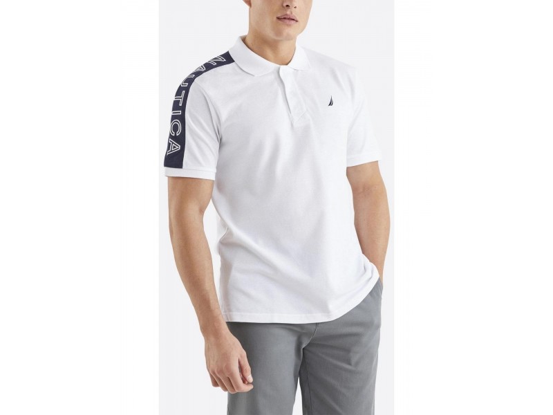 Nautica Dawson Polo Shirt - fehér (908-white)