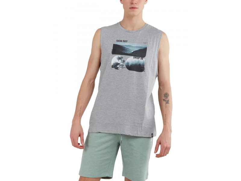 Fundango Glader Tank-T D (745 Grey Heather)