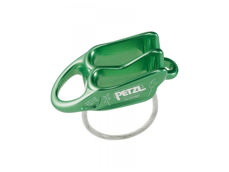 Petzl REVERSO D – gre-green alumínium biztosítóeszköz