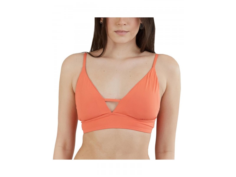 Fundango Sahara V-nyakú Cami Top - Sugar Coral