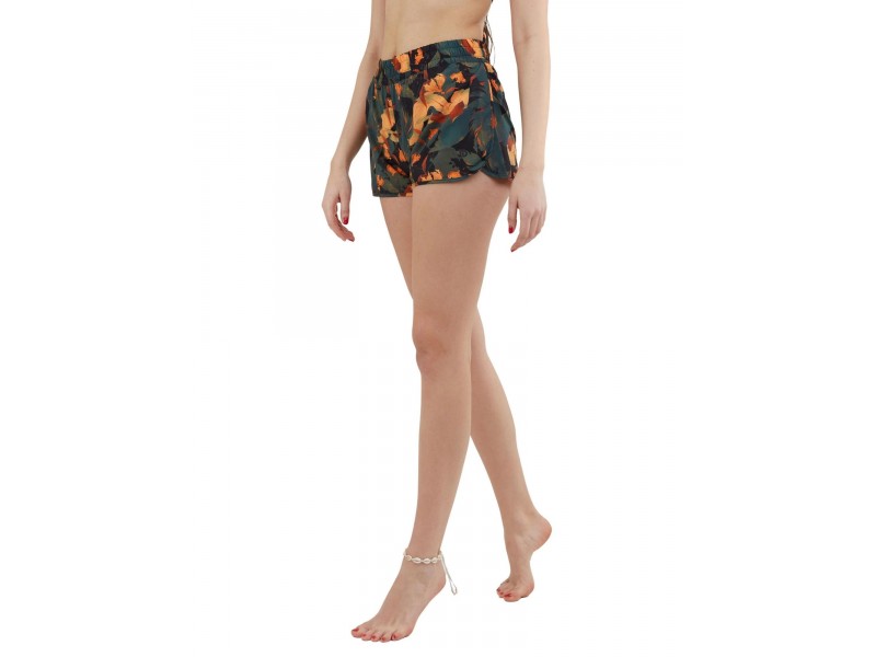 Fundango Elderberry női boardshort - tropical green