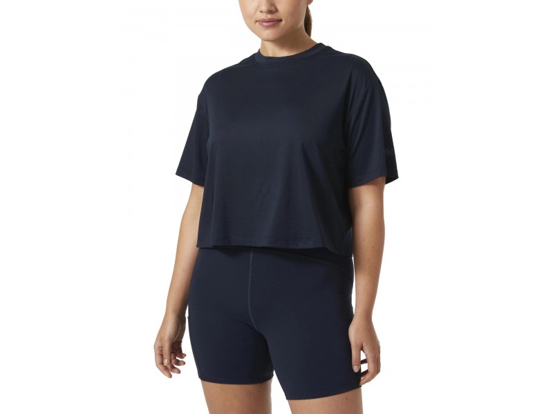 Helly Hansen W Ocean Cropped T-Shirt D - navy