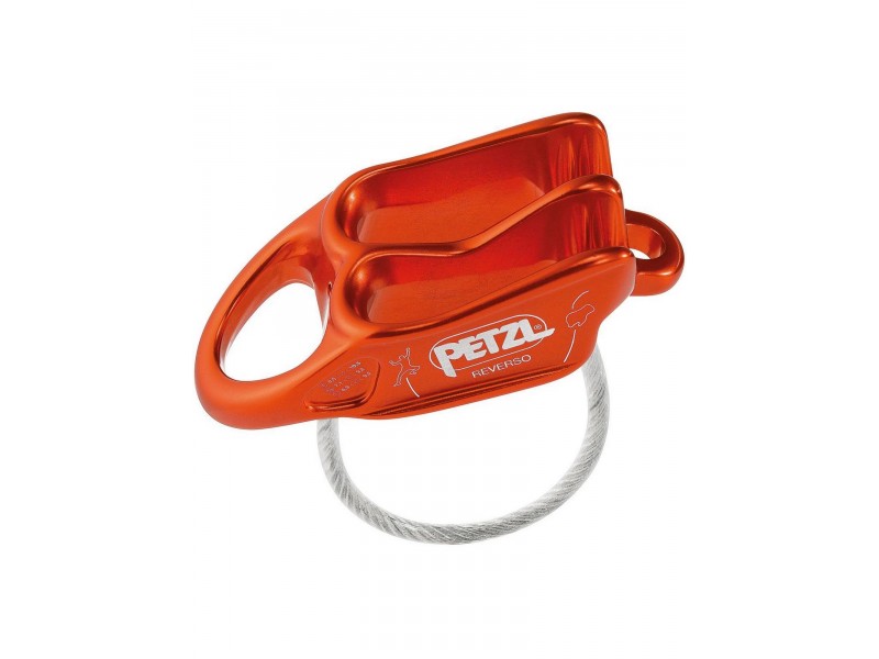 Petzl REVERSO D piros alumínium biztosító