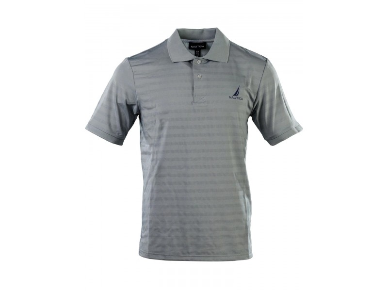 Nautica Leonard férfi póló - világosszürke