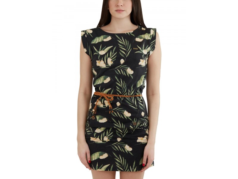 Fundango Sagitta Dress D - női teel green ruha