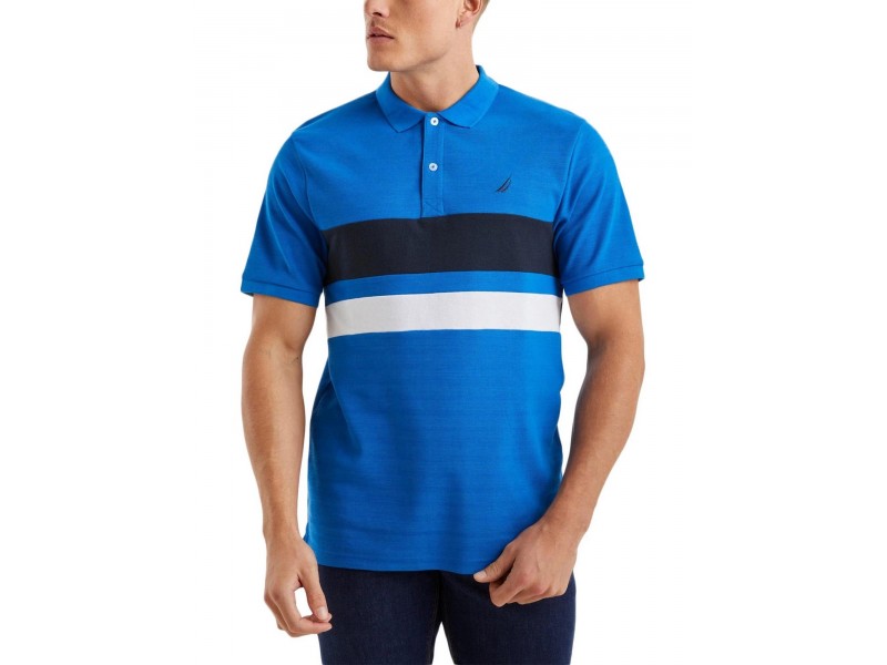 Nautica Holt férfi kék csíkos póló