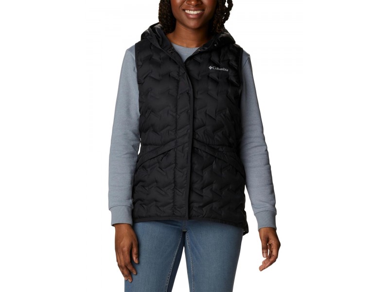Columbia Delta Ridge női pehely mellény, fekete (010-black)