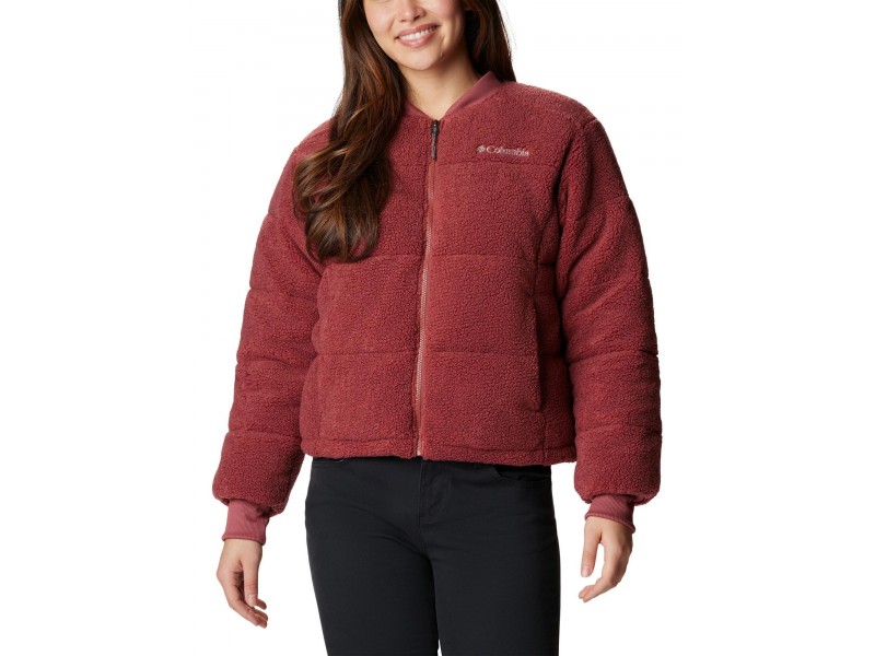 Columbia Puffect Novelty Jacket D - Női télikabát (679-beetroot)