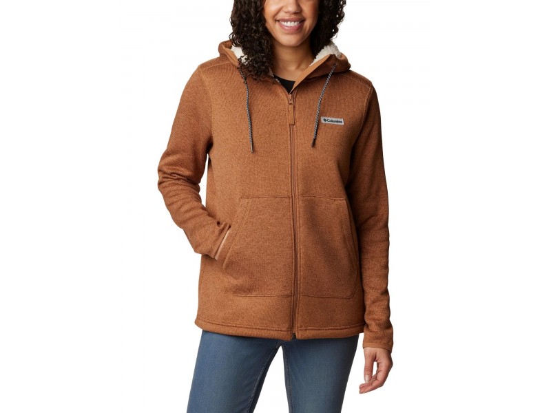 Columbia női Sherpa Full Zip polár - camel brown