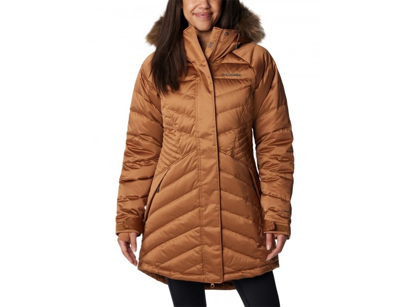 Columbia Lay D Down III Mid női kabát - camel brown